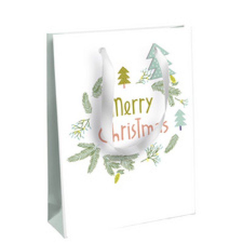 Clairefontaine Sac cadeau de Noël "Neige", moyen