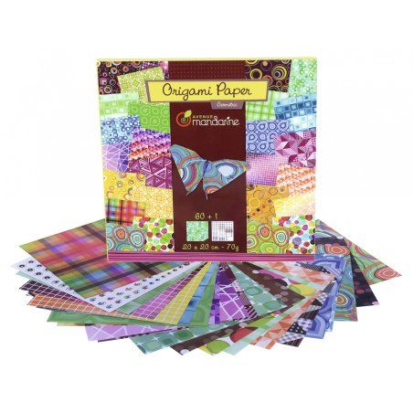 Avenue Mandarine Orami Paper Geometric, 20 x 20 cm, 60F, 70g