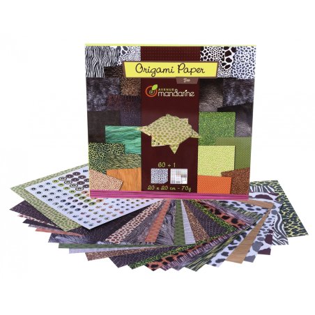 Avenue Mandarine Orami Paper Zoo, 20 x 20 cm, 60F, 70g