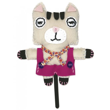 avenue mandarine Kit de couture Little Couz'In, Tina le chat