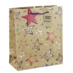 Clairefontaine Sac cadeau "Etoiles Kraft", moyen