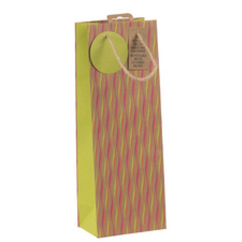 Clairefontaine Sac cadeau pour bouteille "Néon"