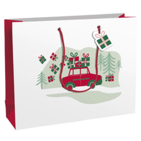 Clairefontaine Sac cadeau de Noël "Hohoho", moyen