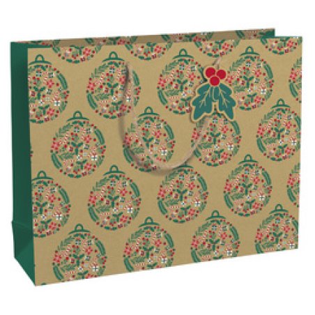 Clairefontaine Sac cadeau de Noël "Holly", shopping