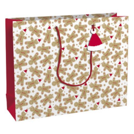 Clairefontaine Sac cadeau de Noël "Pain d'épices", moyen