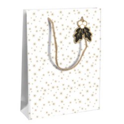 Clairefontaine Sac cadeau de Noël "Black Holly", large