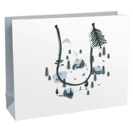 Clairefontaine Sac cadeau de Noël "Winter", moyen