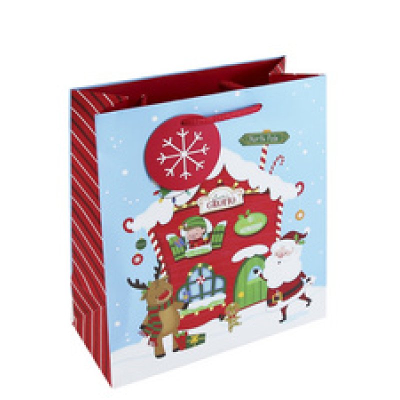 Clairefontaine Sac cadeau de Noël "Maison pain d'épices"