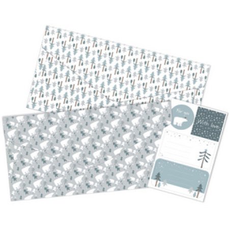 Clairefontaine Enveloppe pour cadeau de Noël "Noël nature"