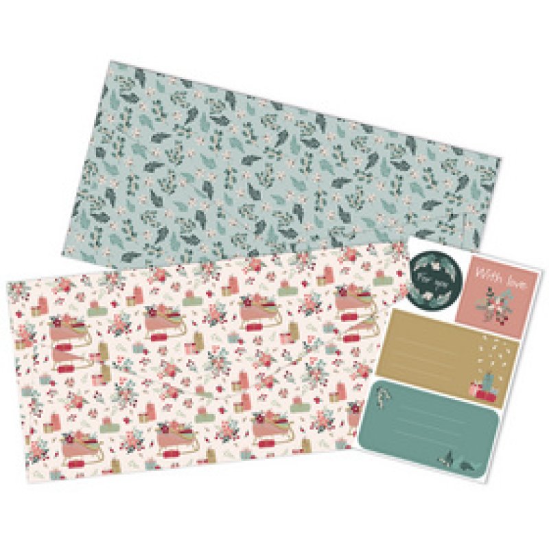 Clairefontaine Enveloppe pour cadeau de Noël "Noël nature"