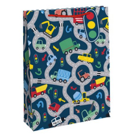 Clairefontaine Sac cadeau "Véhicules", moyen