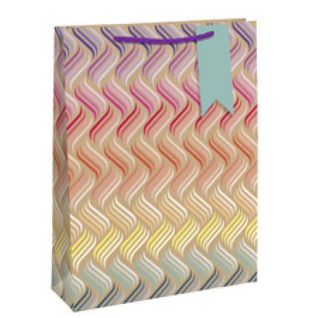 Clairefontaine Sac cadeau "Vagues Néon", moyen