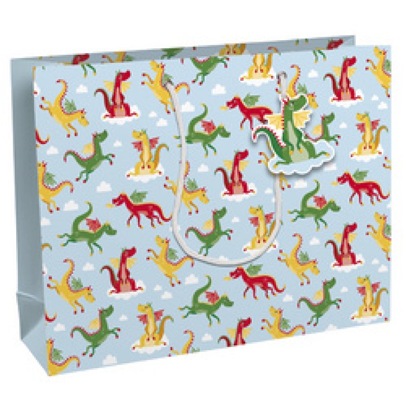 Clairefontaine Sac cadeau "Dragons", large