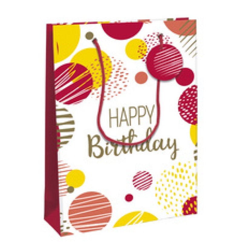 Clairefontaine Sac cadeau "Happy Birthday rose", shopping