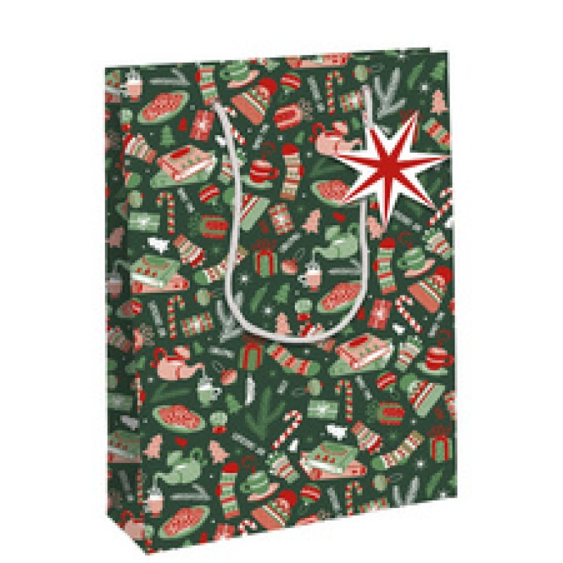 Clairefontaine Sac cadeau de Noël "Cosy", shopping