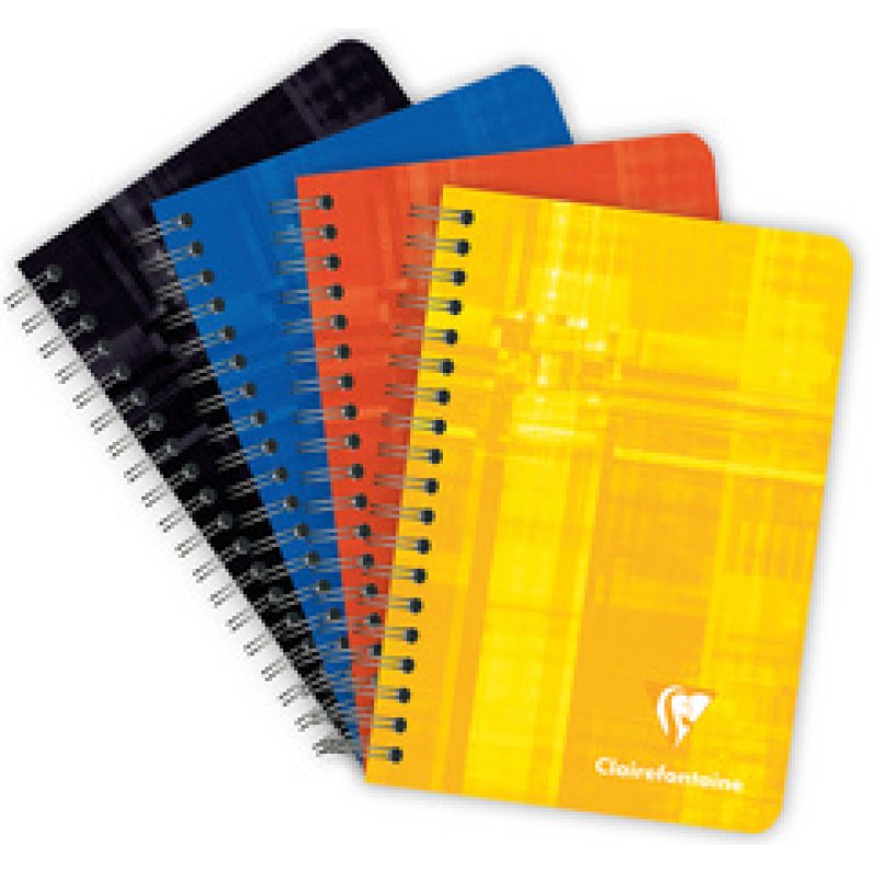 Clairefontaine Carnet à spirale, 75 x 120 mm, uni