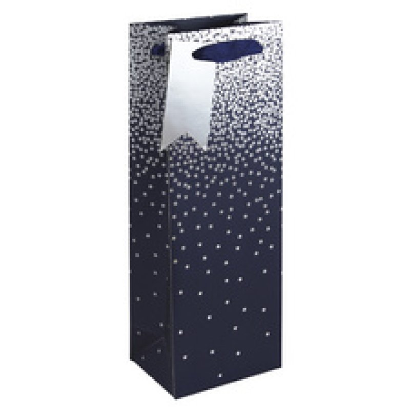 Clairefontaine Sac cadeau pour bouteille "Pluie d'étoile"