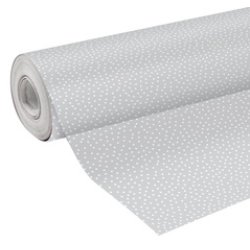 Clairefontaine Film pour emballage cadeau "Pois blancs"