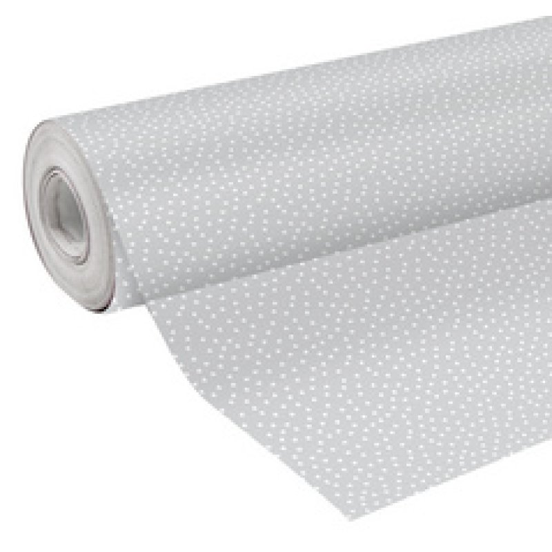 Clairefontaine Film pour emballage cadeau "Pois blancs"