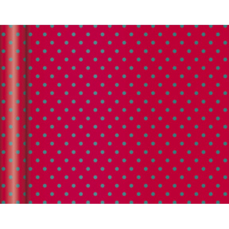 Clairefontaine Papier cadeau de Noël "Tiny Rolls pois"