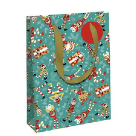 Clairefontaine Sac cadeau de Noël "Lutins", shopping