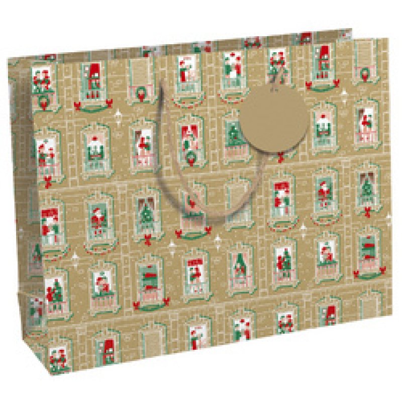 Clairefontaine Sac cadeau de Noël "Esprit de Noël", shopping