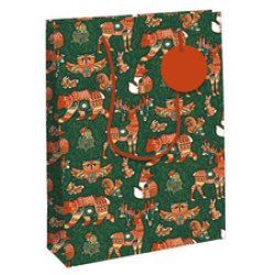 Clairefontaine Sac cadeau de Noël "Forest", large