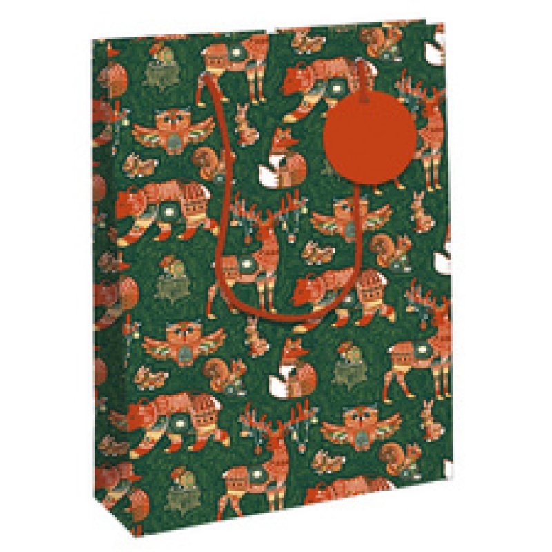 Clairefontaine Sac cadeau de Noël "Forest", large