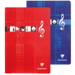 Clairefontaine Cahier piqûre Musique & Chant, A4, 96 pages