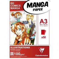 Clairefontaine 3329680940435 art paper 50 sheets