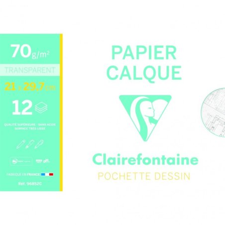 Clairefontaine 96852C papier créatif 12 feuilles