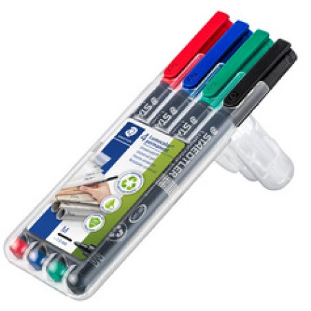 STAEDTLER Marqueur permanent 317M Lumocolor, étui de 8