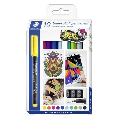 Staedtler Lumocolor permanent pen 318 permanent marker Yellow 1 pc(s)