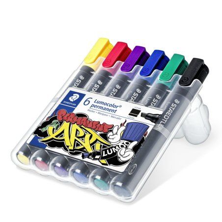 Staedtler Lumocolor permanent marker 350 marqueur indélébile 6 pièce(s)