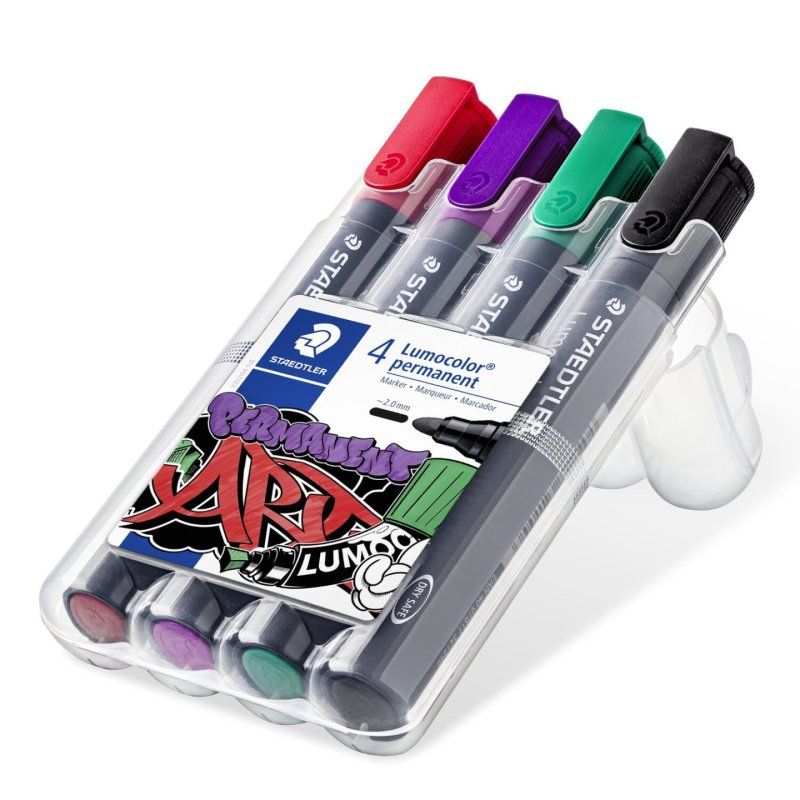 Staedtler Lumocolor permanent marker 352 marqueur indélébile 4 pièce(s)