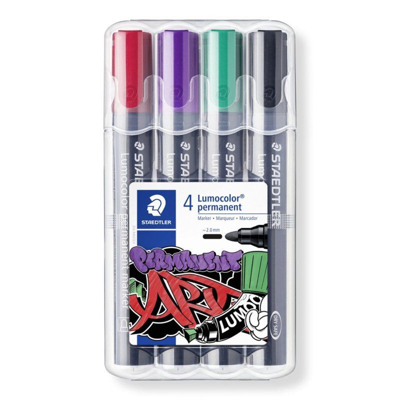 Staedtler Lumocolor 352 permanent marker 4 pc(s)