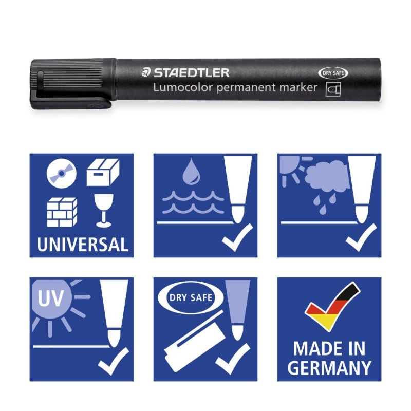 Staedtler Lumocolor 352 permanent marker 4 pc(s)