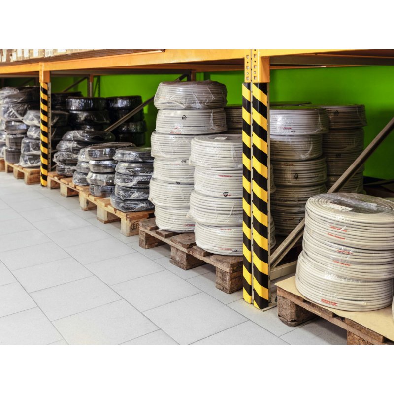 DURABLE Profilé de protection des angles C35, longueur: 1 m