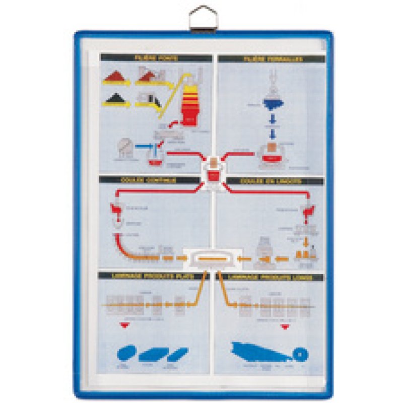 djois by tarifold Porte copie, A4 portrait, bleu