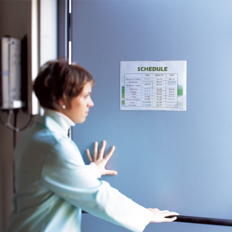 Tarifold 194692 porte-document PVC Transparent, Blanc