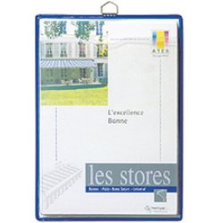 djois by tarifold Porte brochures avec anse, A4, bleu