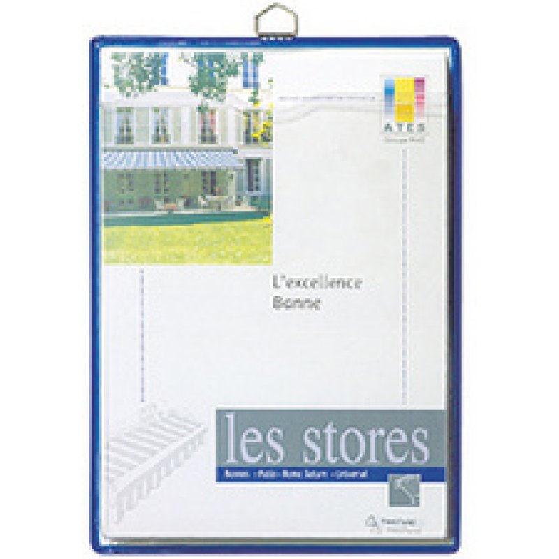 djois by tarifold Porte brochures avec anse, A4, bleu