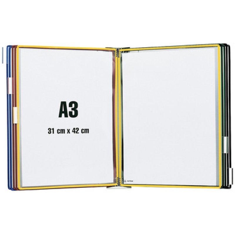 djois by tarifold Kit mural métal, A3, équipé