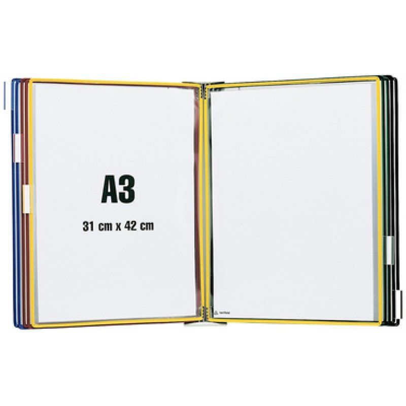 djois by tarifold Kit mural métal, A3, équipé