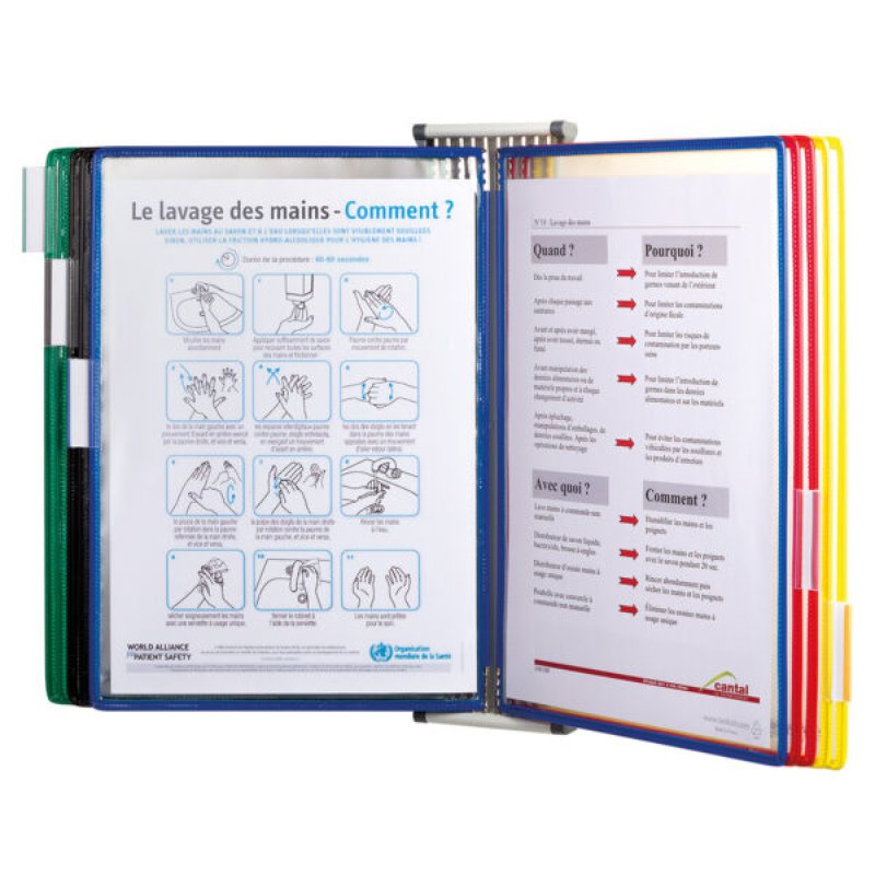 Tarifold 414109 porte-documents pivotant mural Mur Portrait A4