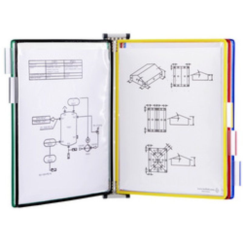 djois by tarifold Kit mural métal, A4, équipé