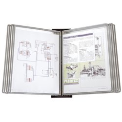 djois by tarifold Kit mural d'affichage BLACKLINE MÉTALLIQUE