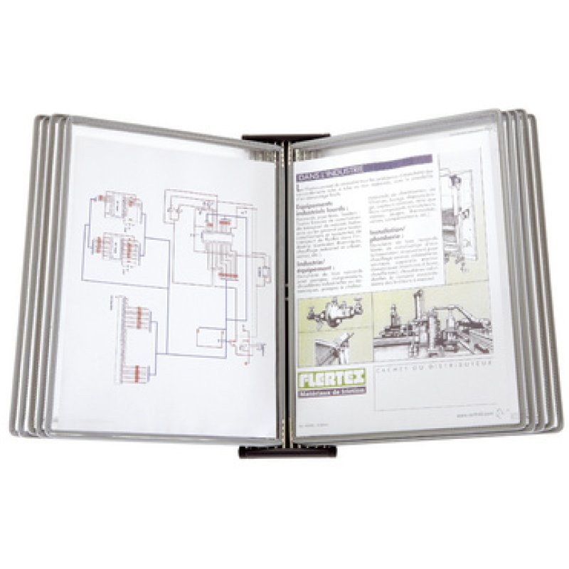 djois by tarifold Kit mural d'affichage BLACKLINE MÉTALLIQUE