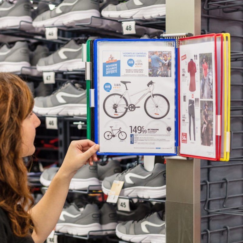 djois by tarifold Kit mural magnétique, A4, équipé