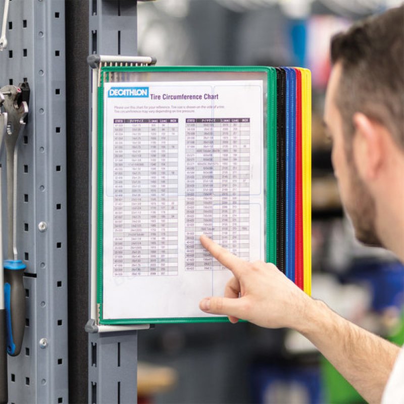 Tarifold 414609 porte-documents pivotant mural Mur Portrait A4